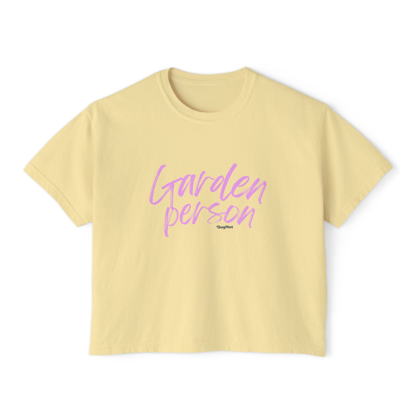 BugHut Women's Boxy Tee - Garden Person